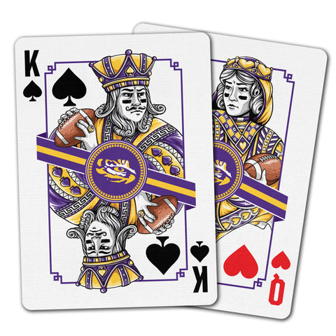 YouTheFan NCAA LSU Tigers Classic Series Playing Cards