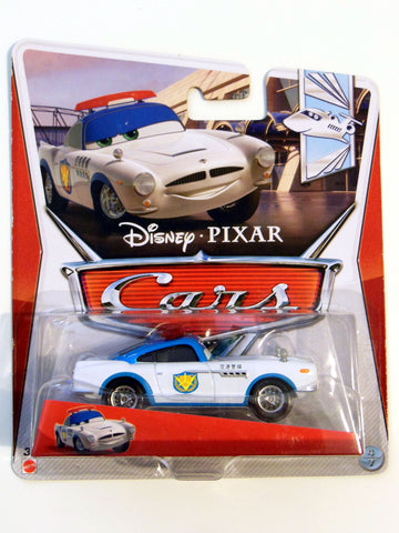 Cars 2012 Airport Adventure Die-Cast Security Guard Finn #4/7 1:55 Scale