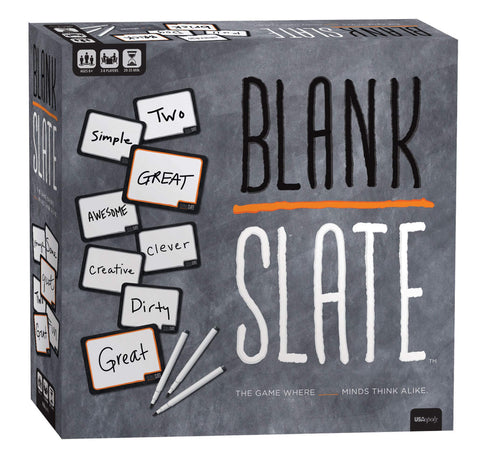 USAopoly Blank Slate Fun Party Game Ages 8+ 3-8 Players 30 Minutes Playing Time, Black-88