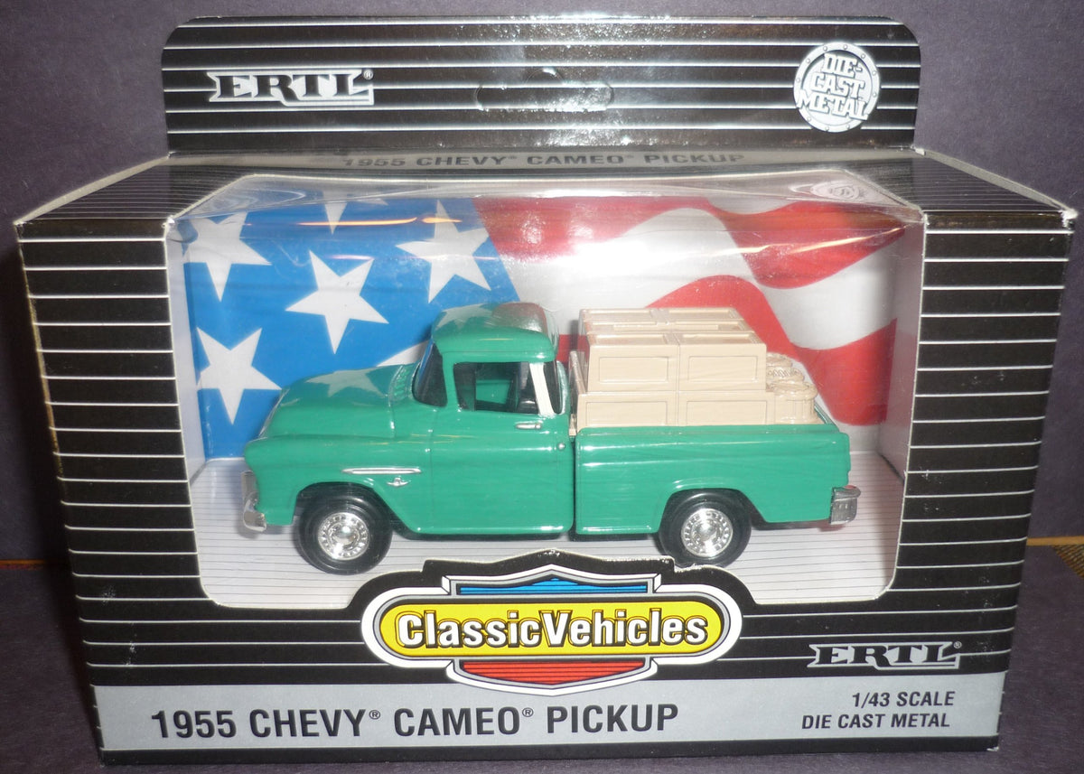 #2154 Ertl Classic Vehicles 1955 Chevy Cameo Pickup 1/43 Scale Diecast
