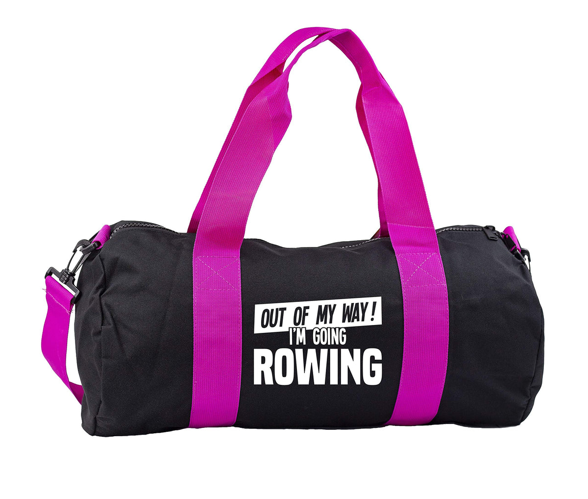 Hippowarehouse Out of My Way I'm Going Rowing Gymwear Gym Duffle Cylinder Uniform Kit Bag 50 x 25 x 25cm 20 litres