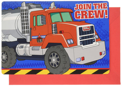 TonkaÃƒÆ’Ã¢â‚¬Å¡Ãƒâ€šÃ‚Â® Postcard Invitations, Party Favor