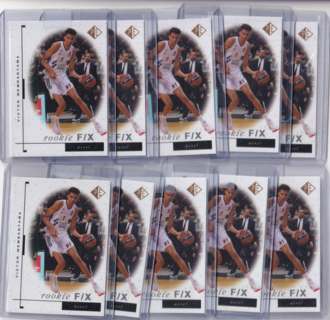 (Lot of 10) 2021 Victor WEMBANYAMA RC Prospectors Edge Rookie F/X Basketbalk Card France