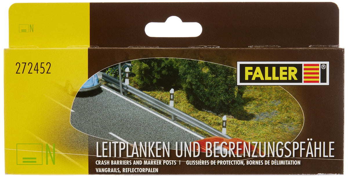 Faller 272452 Crash Barr & Marker Posts N Scale Scenery and Accessories