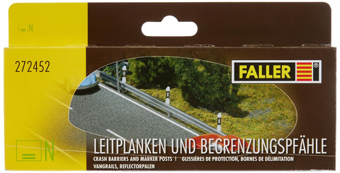 Faller 272452 Crash Barr & Marker Posts N Scale Scenery and Accessories