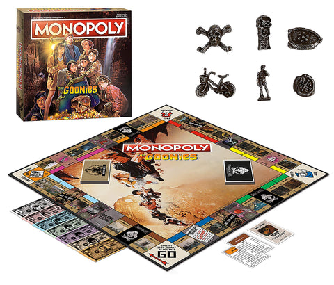 MONOPOLYÃƒâ€šÃ‚Â® The Goonies | Based on The 80s Adventure Classic Film | Collectible Monopoly Game Featuring Familiar Locations and Iconic Moments