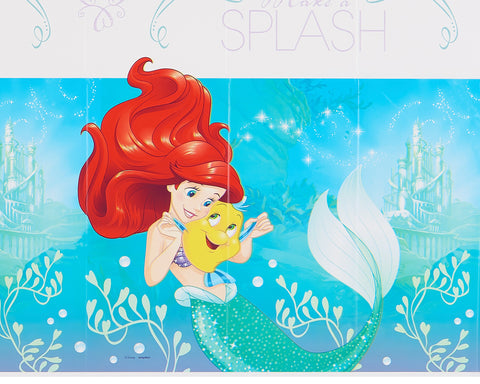 Amscan 571620 Plastic Table Cover | DisneyÃƒÆ’Ã¢â‚¬Å¡Ãƒâ€šÃ‚Â© Ariel Dream Big Collection | Party Accessory 1 ct