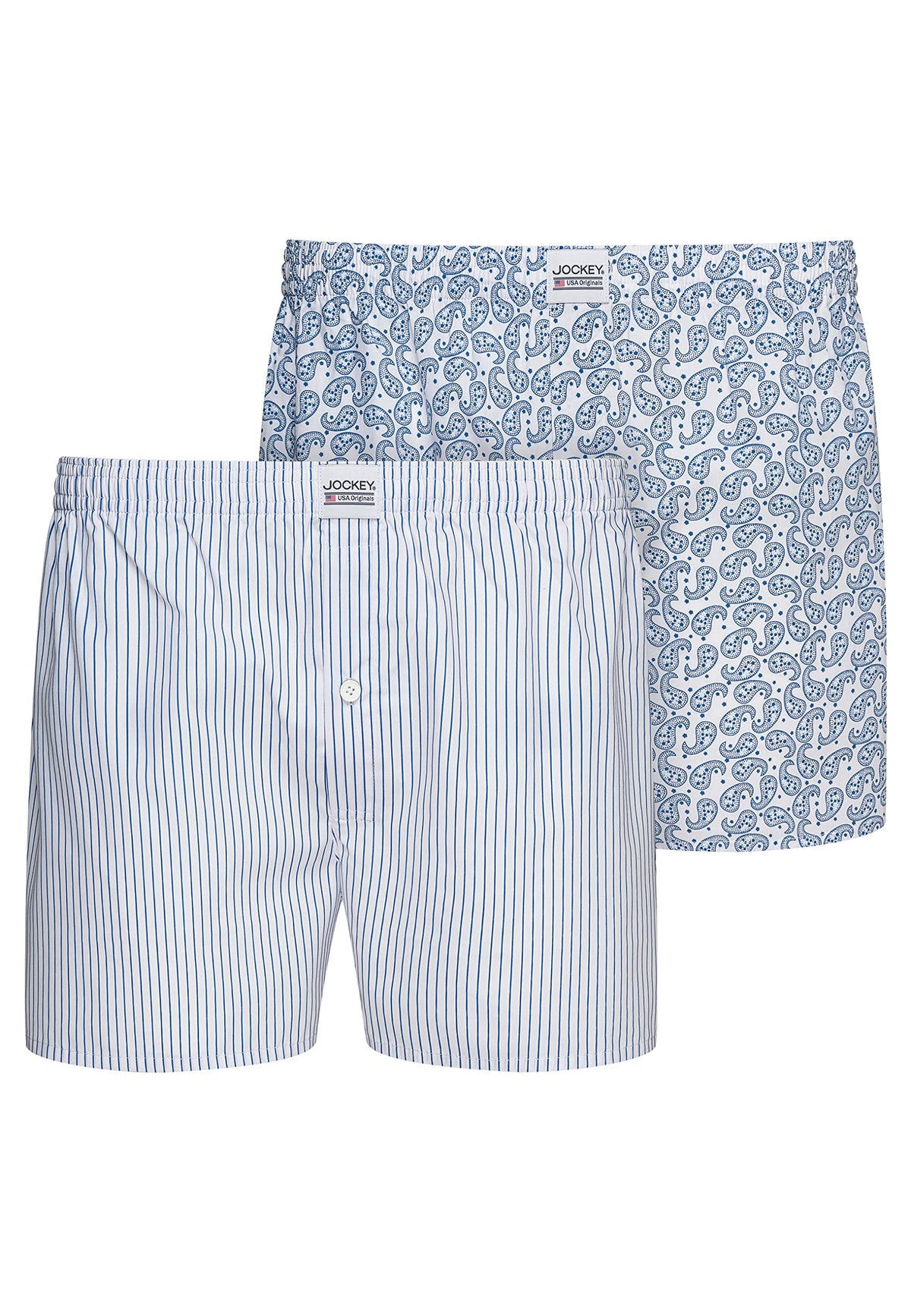 Jockey® Everyday Woven Boxer 2-Pack, White, XL