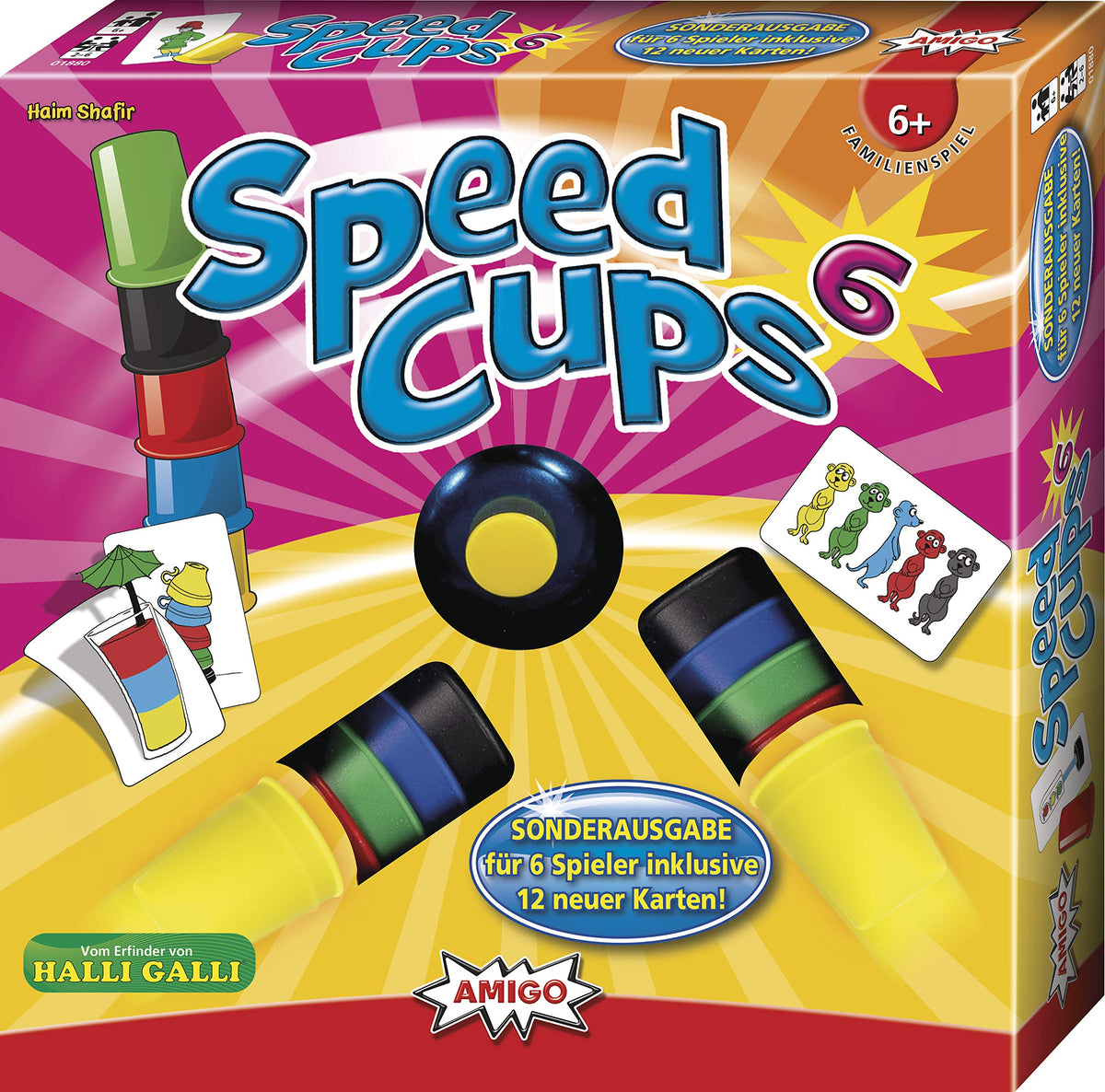 Amigo Game + Leisure 01880 - Speed Cups 6, Colourful