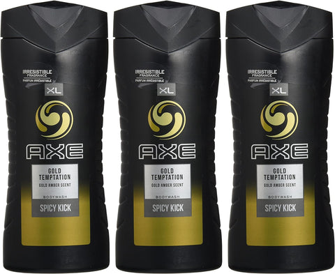 Axe Shower Gel Gold Temptation 400 ml Pack of 3 x 400 ml