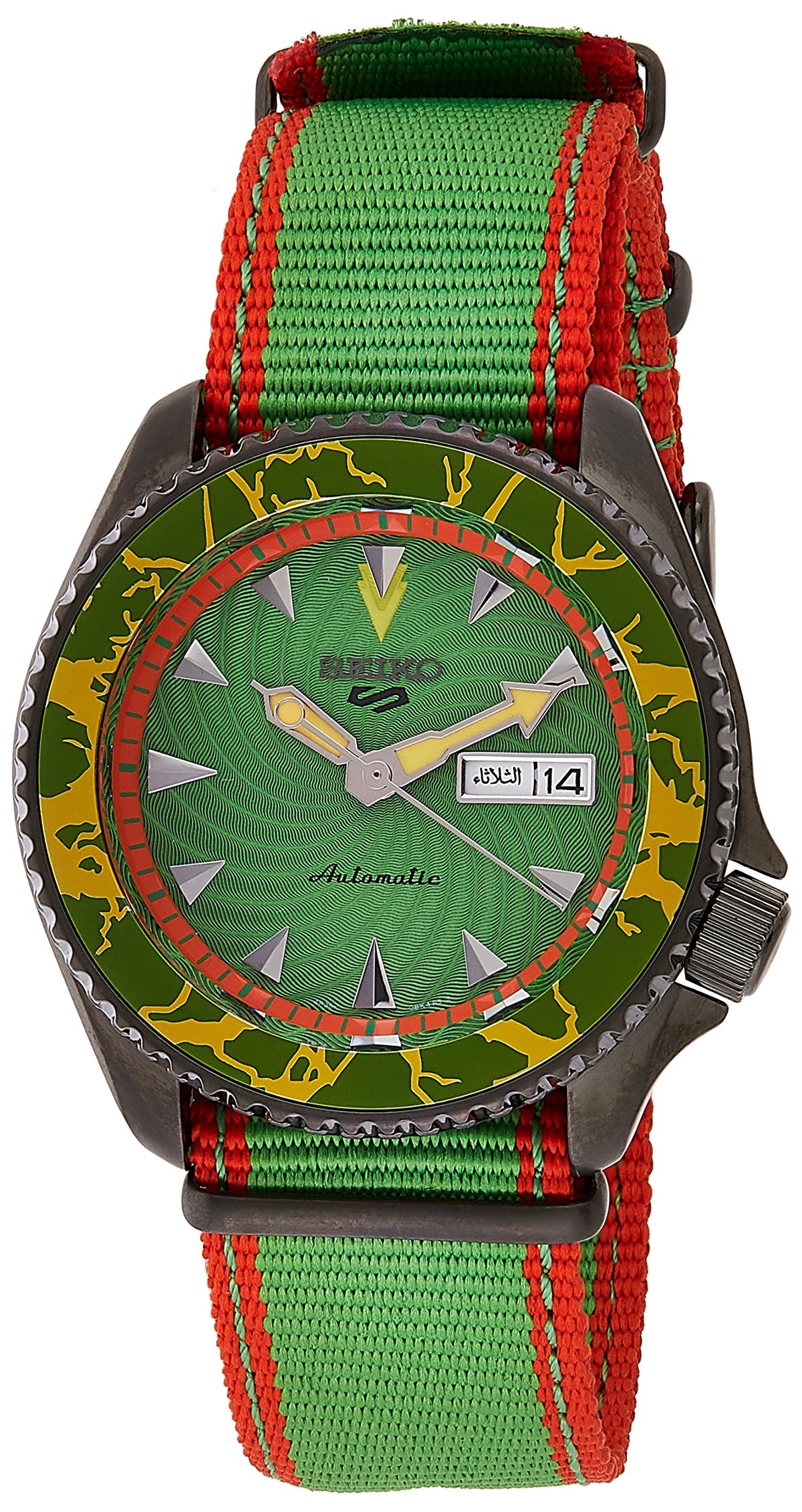 Seiko 5 Sports Automatic Men's Wristwatch Blanka SRPF23K1