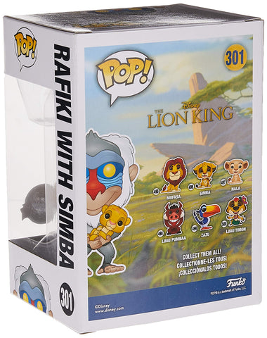 Funko POP! Diamond Collection - Disney [#301] - Rafiki with Simba - Hot Topic Exclusive!