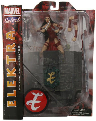 Diamond Select Toys Marvel Select Elektra Action Figure, 5 inches