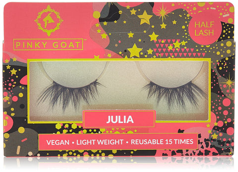 Pinky Goat, Julia, Light Weight False Eyelashes, 1 Pair