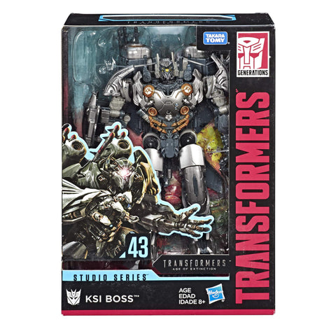 Transformers Toys Studio Series 43 Voyager Class Age of Extinction Movie KSI Boss Action Figure - Ages 8 and Up, 6.5-inch