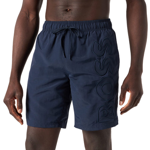 BOSS Men's Whale Swim Trunks, New-Navy413, M