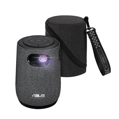 ASUS ZenBeam Latte L1 Portable LED Projector - 300 Lumens, 720P, Sound by Harman Kardon, 10W Bluetooth Speaker, 3-hour Video Playtime, Up to 120â€ Projection Size, Wireless Projection, USB-A, HDMI