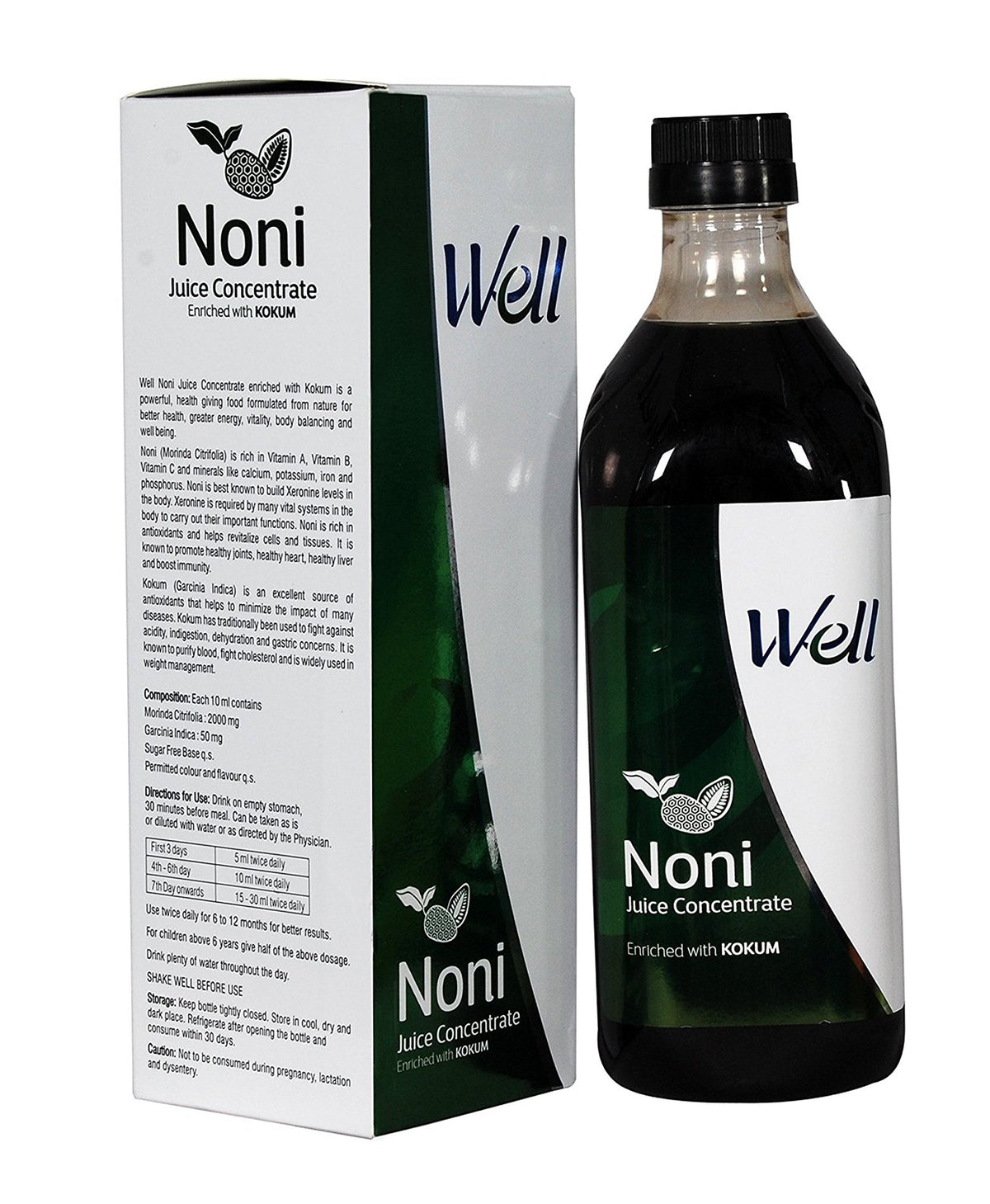 Modicare Well Noni Juice With Enriched Kokum Fruit (Sugar Free)-2000Ml Pack Of 2