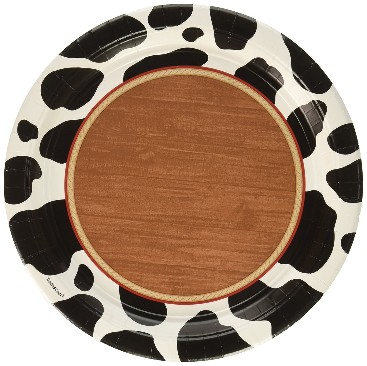 Yeehaw Round Plates - 10.5" (Pack of 8) - Premium Quality, Durable & Stylish Party Plates - Perfect for Western-Themed Events, BBQs, and Celebrations