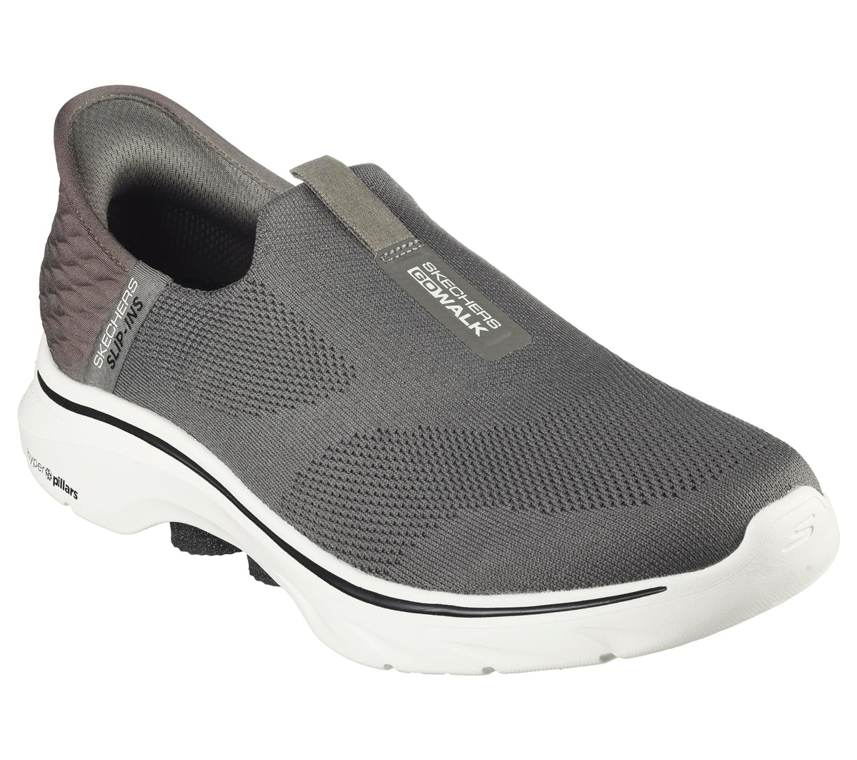 Skechers Men's Go Walk 7-Easy On 2 Sneaker, Brown, 11.5
