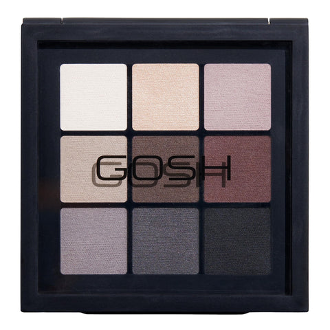 GOSH Eyedentity eyeshadow palette with 9 perfectly coordinated colours in matt and metallic I for daytime make-up and glittery looks for the evening I vegan and perfume free I 005 Be Hopeful