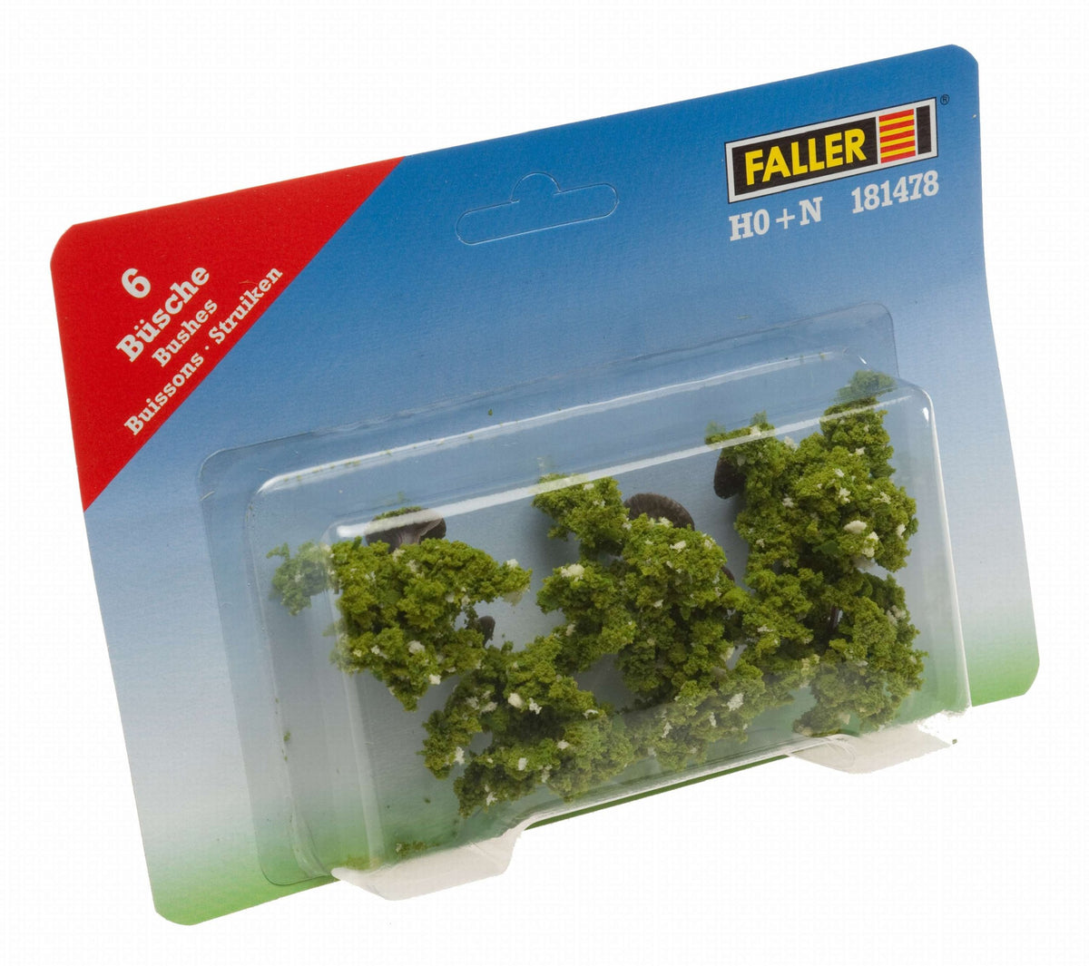 Faller 181478 Bushes Blooming 6/Scenery and Accessories, 1.6"