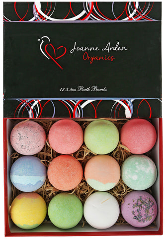 USA Bath Bombs Gift Set. 12 Dry Skin Moisturize Bath Balls for Bubble & Spa Bath Gift Set. Fizzy Handmade Shea Butter & Essential Oils Bath Bombs Gift for Women & Men.