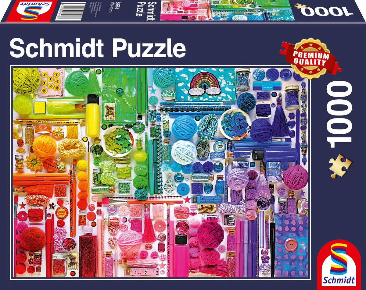 Schmidt Spiele 58958 Rainbow Colours 1000 Piece Jigsaw Puzzle