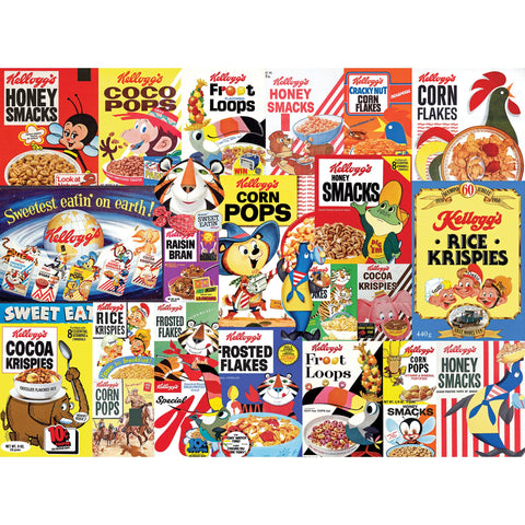 Kellogg's 1000 PC Jigsaw Puzzles - Cereal Favorites