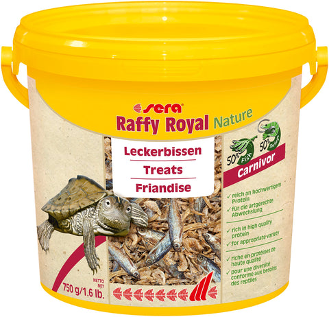 Sera 01736 Raffy Royal 3.8 L Treats Made From Natural, Gently Dried Fish (50%) & Shrimps (50%) for Aquatic Turtles