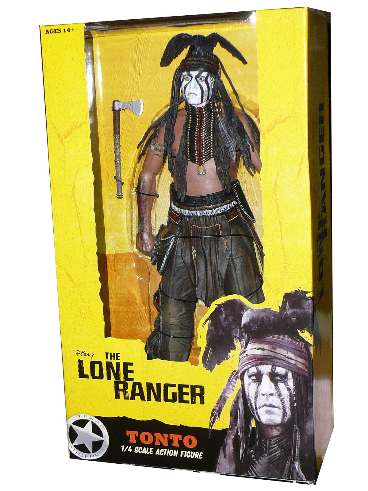 NECA NECA47532 Lone Ranger 1/4 Scale Tonto, mullti Colour