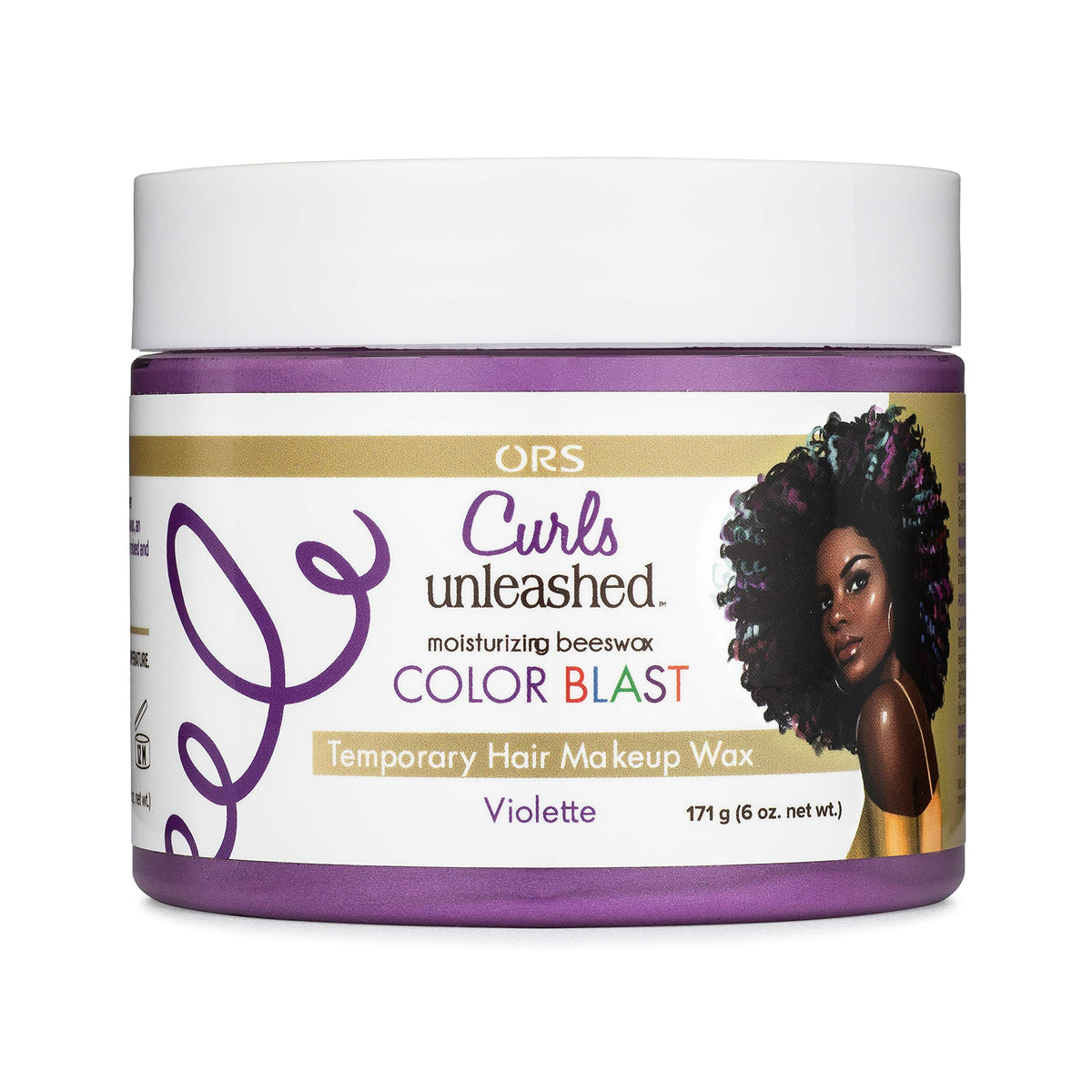 Curls Unleashed Hair Care Color Blast Temporary Hair Makeup Wax - Violette