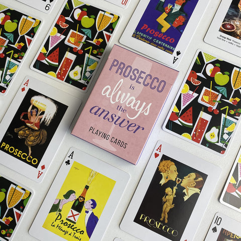 Gibsons P1683 Prosecco Playing Card