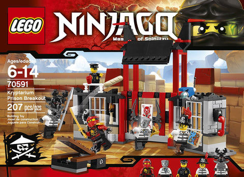 LEGO Ninjago 70591 Kryptarium Prison Breakout Building Kit (207 Piece)
