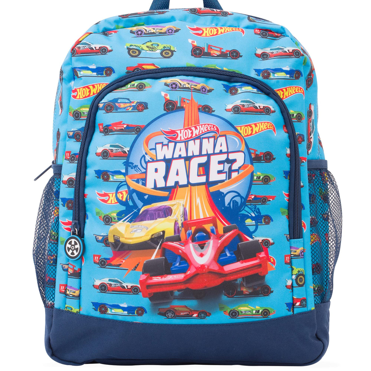 Hot Wheels Licenced Backpack School Bag | Official Kids Car Back pack | Large Blue Rucksack for School Sports Travel | Back to School Childrens backpacks