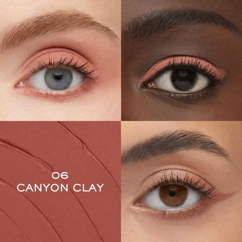 LancÃƒÆ’Ã†â€™Ãƒâ€šÃ‚Â´me IdÃƒÆ’Ã†â€™Ãƒâ€šÃ‚Â´le Tint Long Wear Liquid Eyeshadow & Eyeliner - Multi-Use Eye Makeup in Shimmery & Matte Finishes - Buildable Color & Up to 16H of Wear - 06 Canyon Clay: Cool Rose Matte
