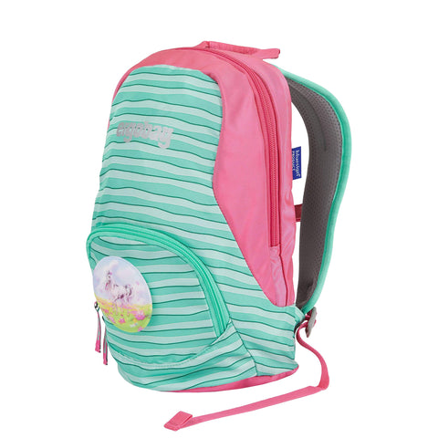 ergobag Ease Small Kids Backpack Backpack, Unisex Children, Minty Stripes, 6 L