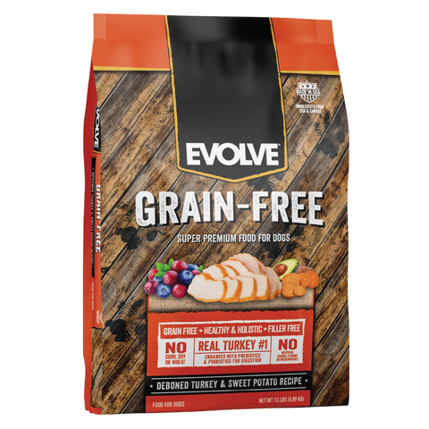 Evolve Grain Free Deboned Turkey and Sweet Potato Dog Food