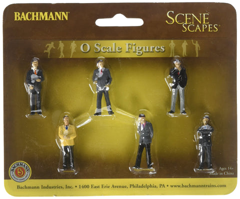 Bachmann Industries Miniature O Scale Figures Businessmen Train (6 Piece)
