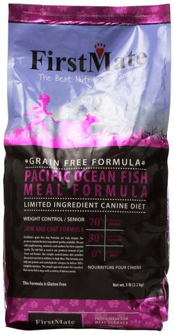 Firstmate Pet Foods Pacific Ocean Fish Senior/Weight Control, 5 Pound