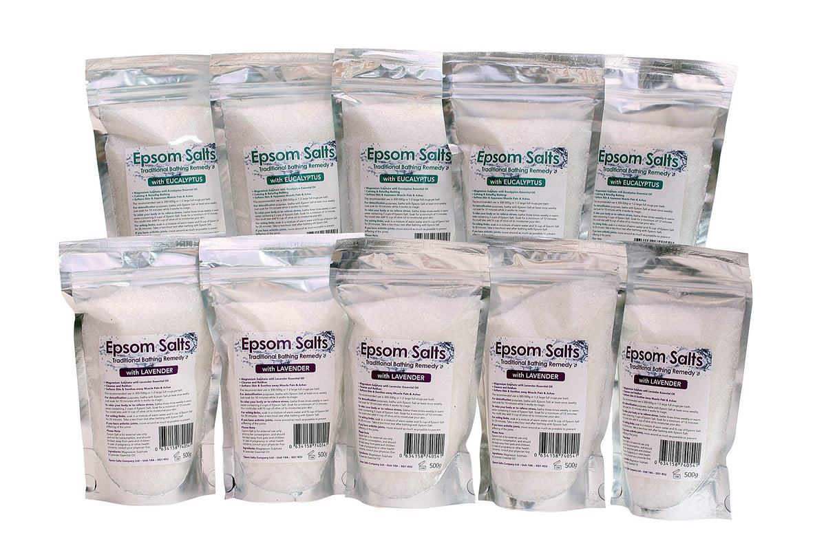 Epsom Salts with Eucalyptus & Lavender 2 x 2.5 Kg