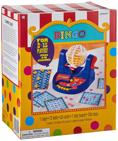 Amscan Party Games and Activities Deluxe Bingo, 8.66-inch, Multicolor