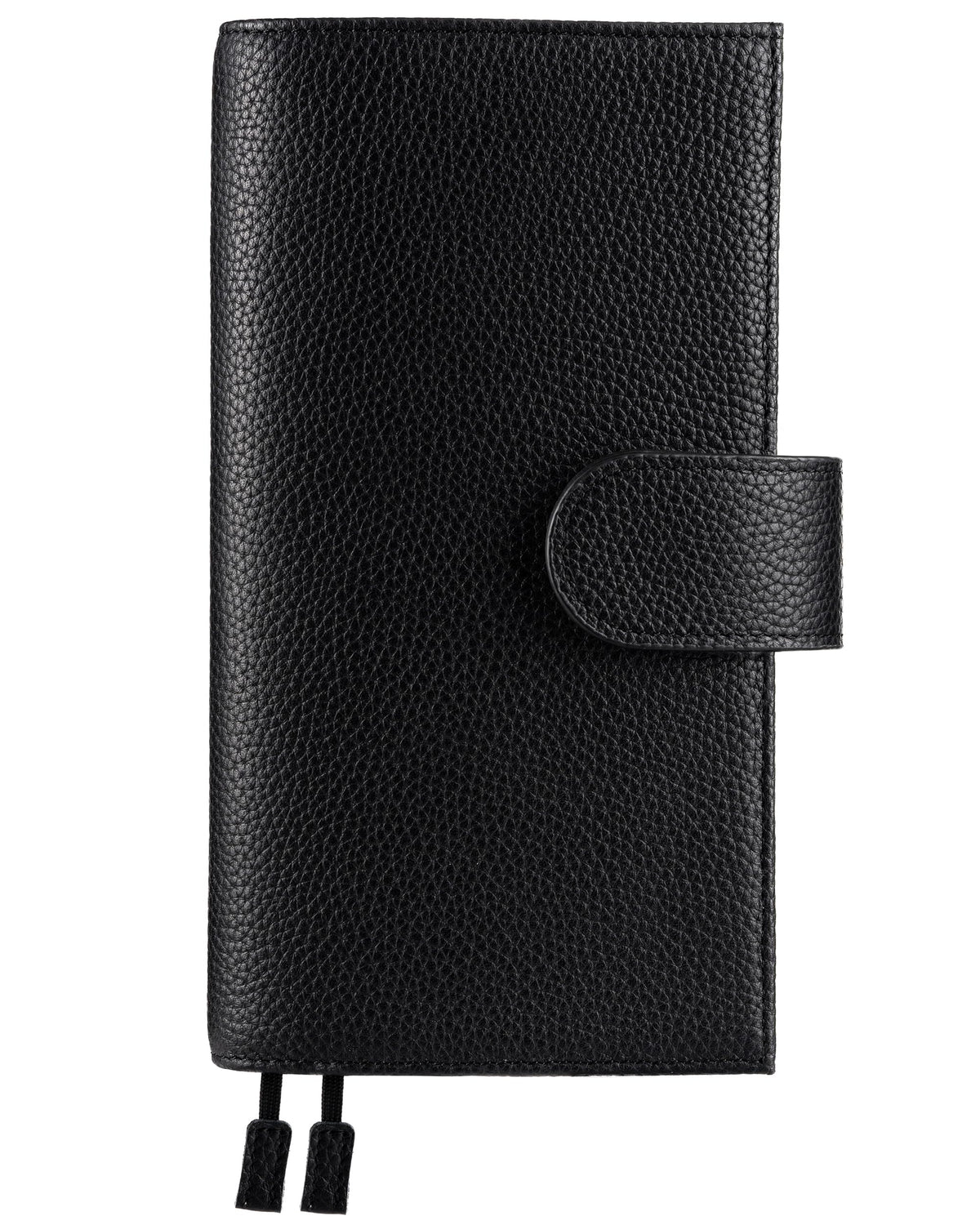 Ox Knight Leather Cover for Hobonichi Weeks/Weeks Mega - with Pen Loop, Card Slots, Back Pocket, and Bookmarks (Black)