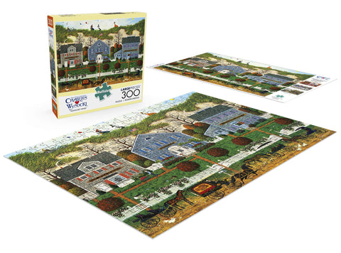Buffalo Games - Charles Wysocki - Nantucket Winds - 300 Large Piece Jigsaw Puzzle, Green