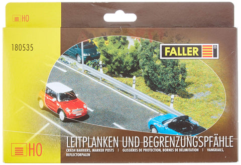 Faller 180535 Crash Barr & Marker Posts Scenery and Accessories