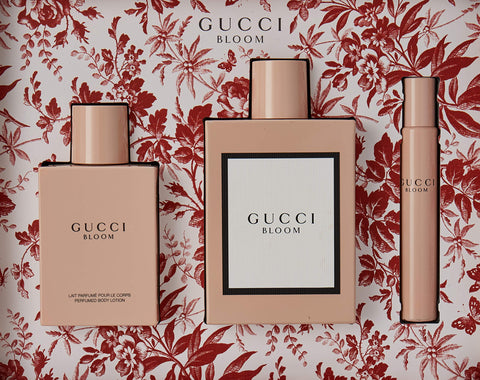 Gucci 3 Piece Bloom Eau de Parfum Spray Gift Set for Women