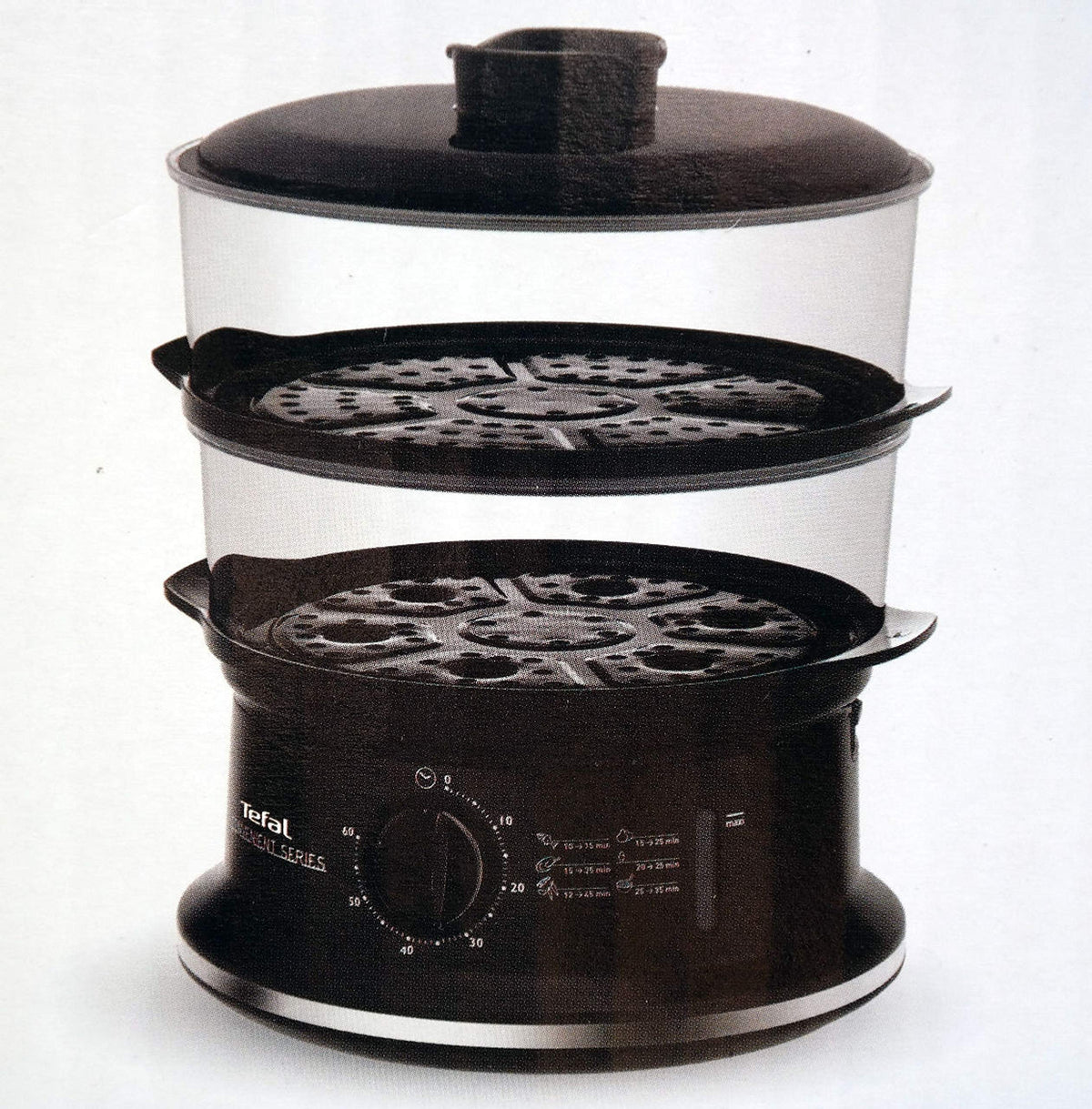 Tefal VC140135 steamer - steam cookers (Freestanding, Black, Mechanical, Rotary)
