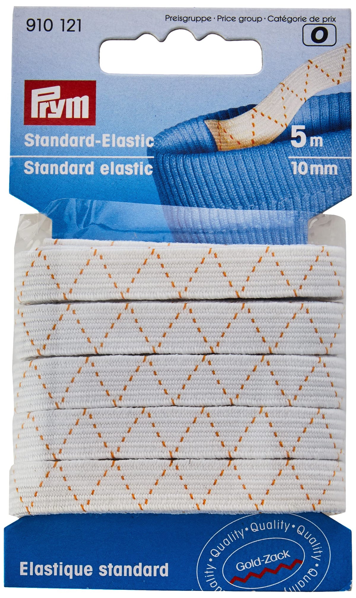 Prym Elastic, Rubber, White, 10 mm