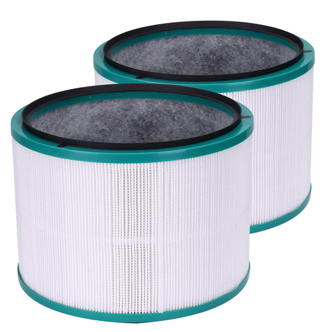 LTWHOME Replacement HEPA Filter Fit for Dyson HP01, HP02, DP01, DP02 Desk Purifiers, Compare to 968125-03 (Pack of 2)