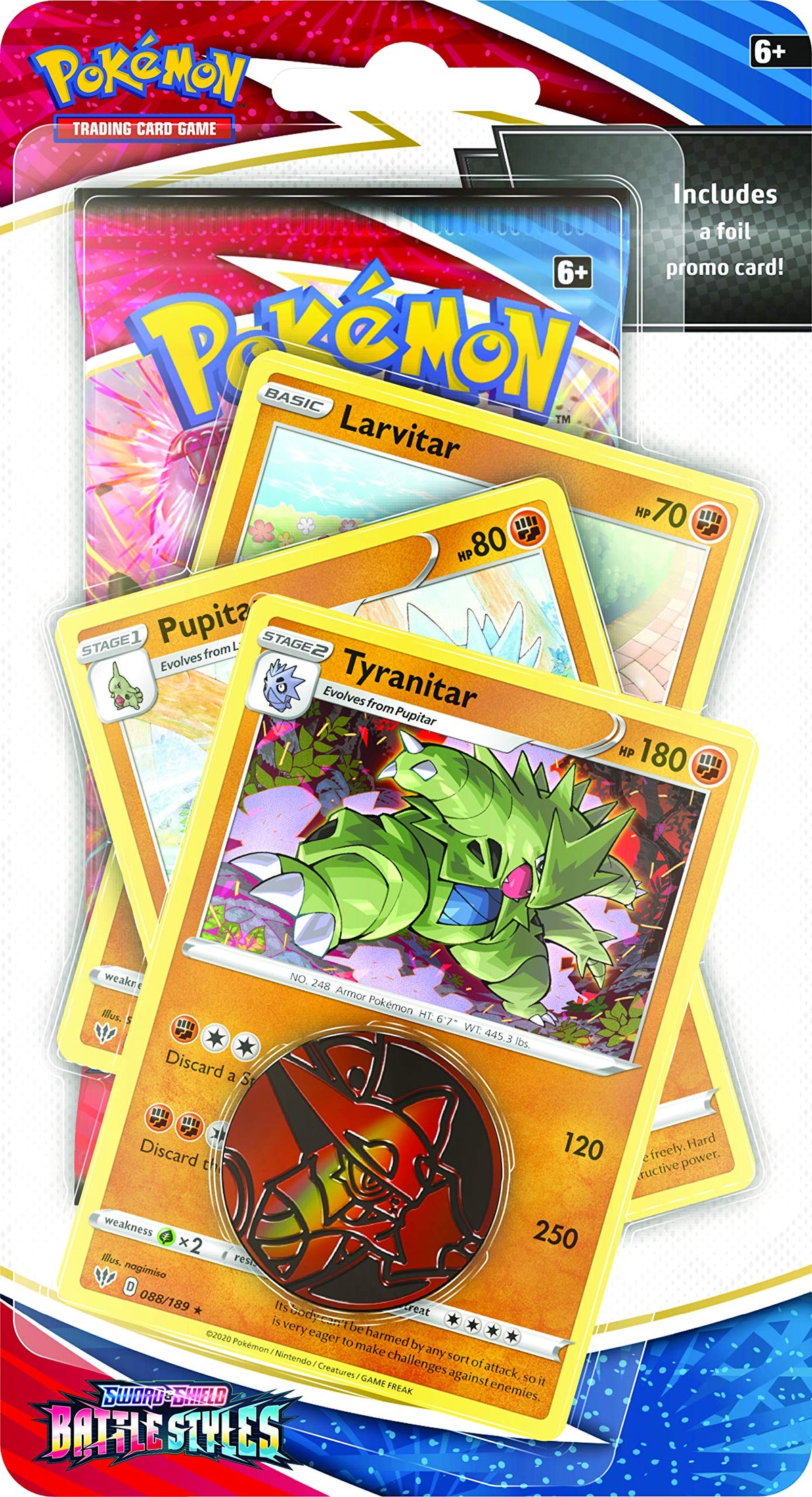 PokÃƒÆ’Ã‚Â©mon TCG - Sword & Shield 5 Battle Styles - Premium Checklane Blister (one at Random)